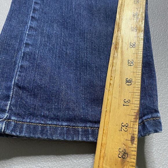 LEE Premium Select Jeans Straight Leg Regular Distressed Medium Wash Mens 32x34 - Picture 9 of 9